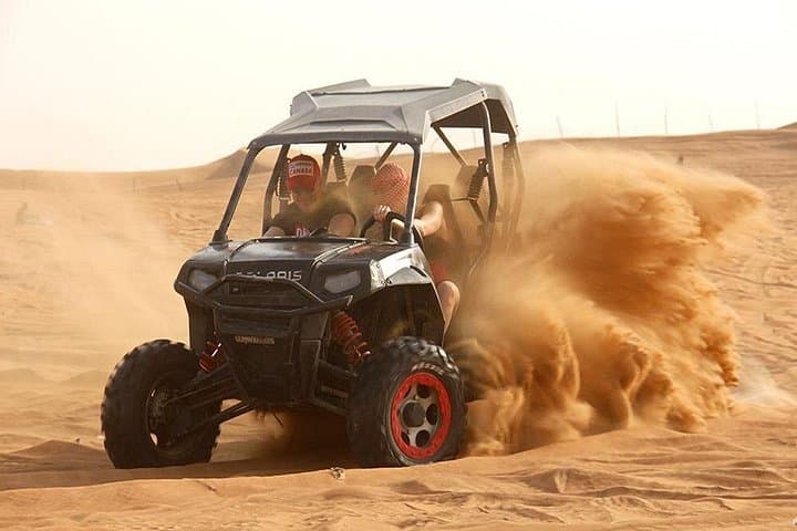 Lehbab Private Morning Desert Safari: Sunrise Dune Bashing & Camel Farm Visit photo 2