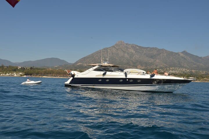 Private Sunseeker 63 Predator Yacht Cruise Along Marbella Coast