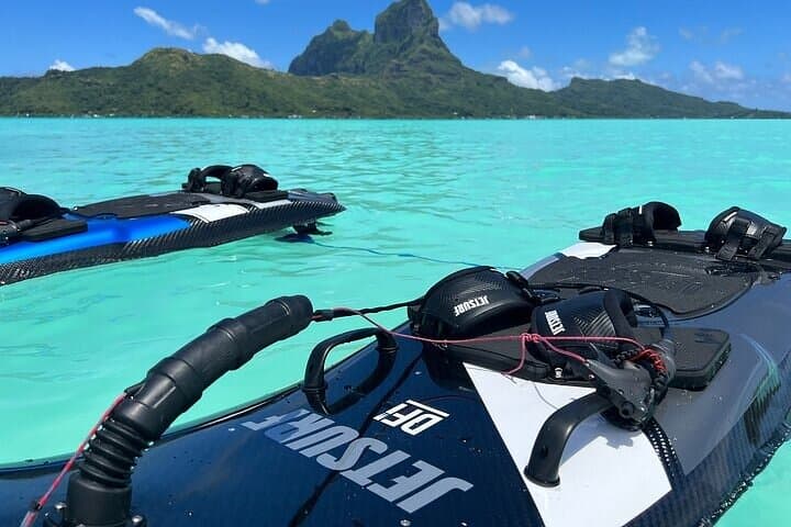 JetSurf Lessons in Bora Bora: Private Motorized Surfboard Adventure in the Lagoon photo 3