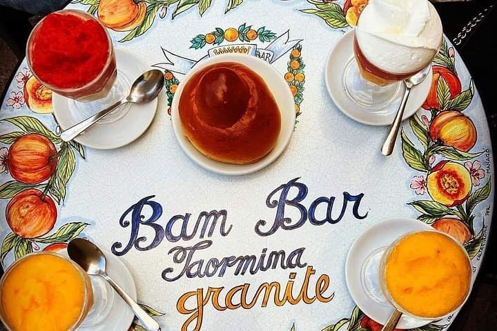 Taormina Colors & Flavors: Fiat 500 Vintage Tour, Bar Vitelli Coffee and Sunset Pizza photo 2