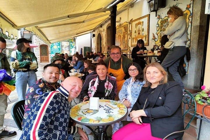 Taormina Colors & Flavors: Fiat 500 Vintage Tour, Bar Vitelli Coffee and Sunset Pizza photo 4