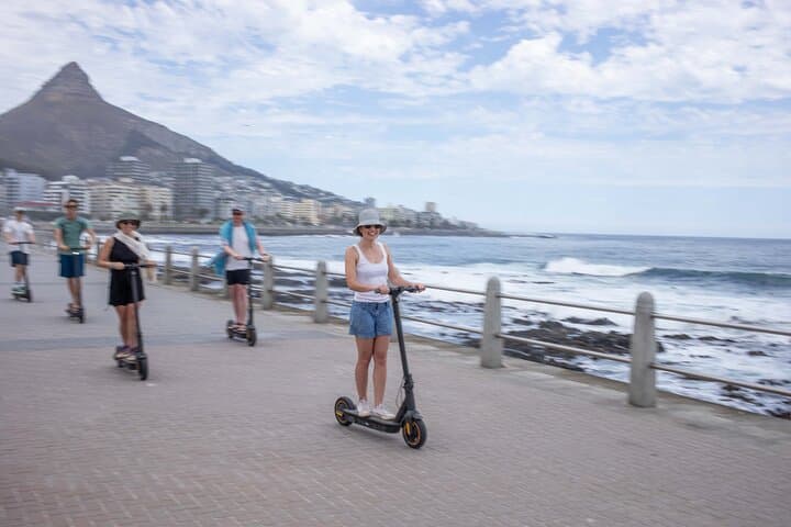 Mountain to Sea: Lion Trail Guided Walk and E-Scooter Along Sea Point Promenade, Cape Town photo 1