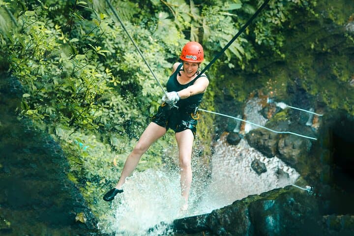Rappelling the Lost Canyon: Arenal Waterfall Canyoning Adventure