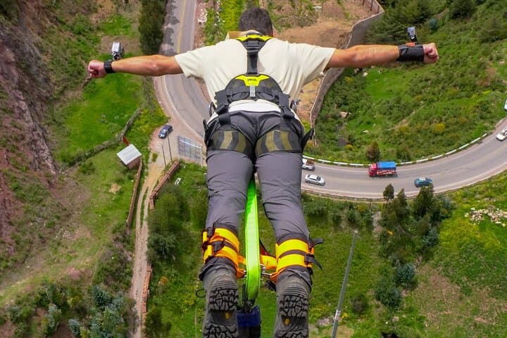 125-Meter Bungee Jump in Cusco: High-Altitude Adrenaline Near Poroy