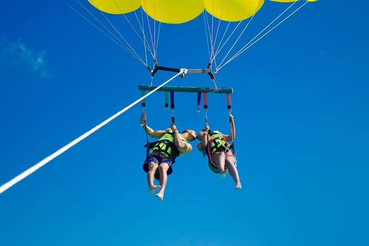Parasailing and Jet Ski Combo in Cancun: Fly 260 ft Above the Caribbean and Race Along Isla Mujeres photo 3