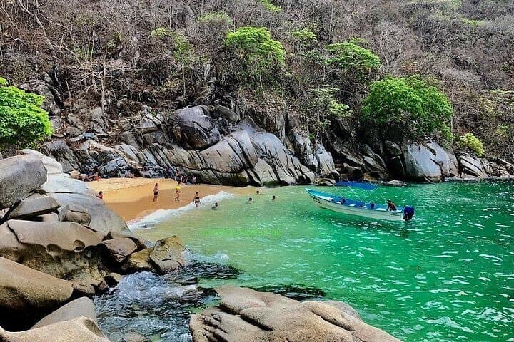 Boca de Tomatlán to Playa Las Ánimas: Coastal Jungle Hike and Boat Return