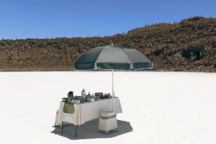 4-Day Salar de Uyuni to Atacama: Salt Flats, Colored Lagoons and Hot Springs