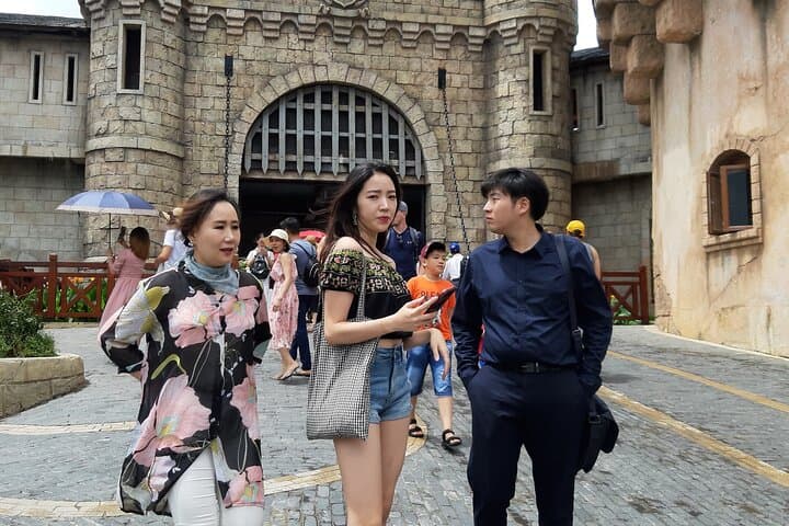 Bana Hills & Golden Bridge Private Tour from Da Nang — Cable Cars, French Village, and Flower Gardens