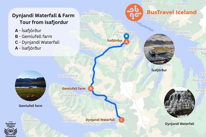 Dynjandi Waterfall & Farm Visit: Half-Day from Ísafjörður photo 3