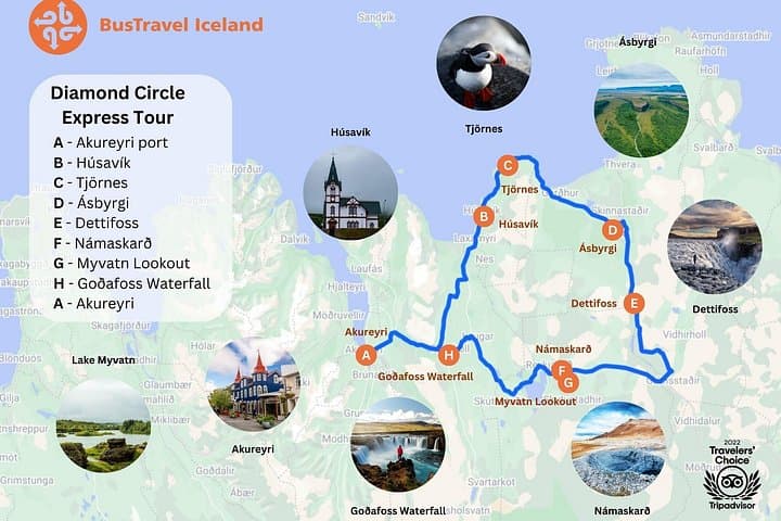 Diamond Circle Tour from Akureyri: Mývatn, Godafoss, Dettifoss & Húsavík photo 2