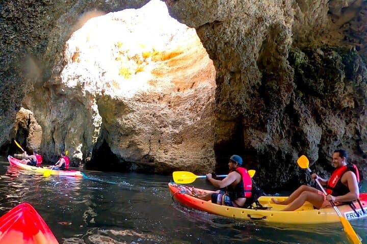 Alvor Boat and Kayak Tour: Explore Secret Caves and Secluded Beaches photo 6