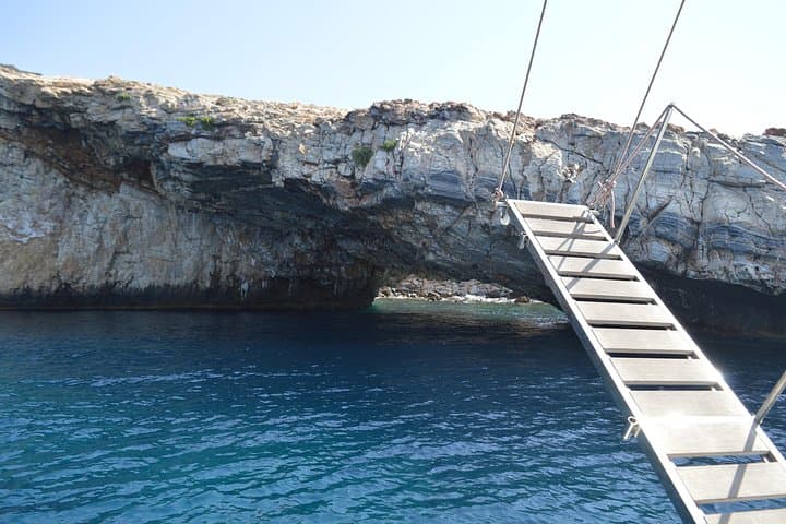 Full-Day Paros Catamaran Cruise: Blue Lagoon, Tripiti Cave & Farangas Beach photo 5