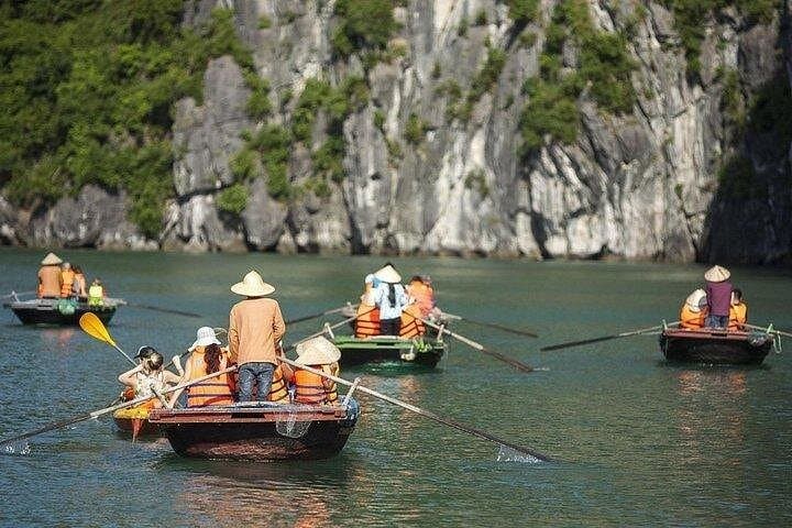 Ha Long Bay Day Cruise — Kayak Luon Cave, Swim Titov Beach & Explore Sung Sot Cave photo 3