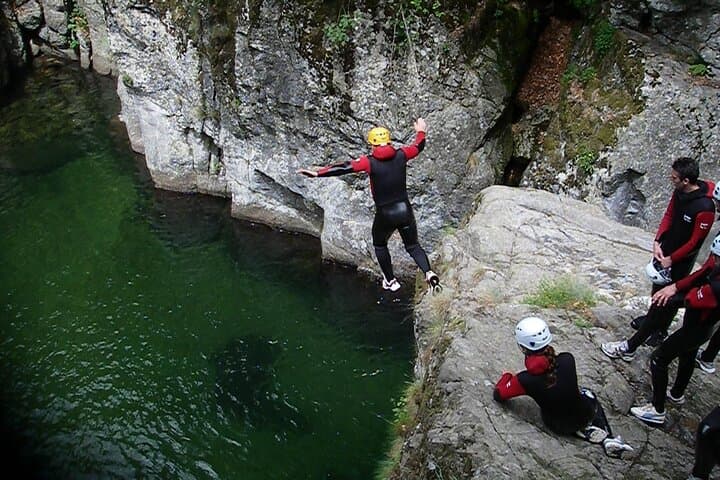 Half-Day Canyon Borne Canyoning in Ardèche — Jumps, Slides & River Pools photo 3