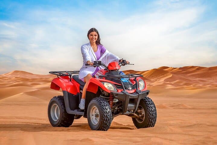 Dubai Desert Quad Bike Adventure: 400cc ATV Ride on Big Red Dunes photo 4
