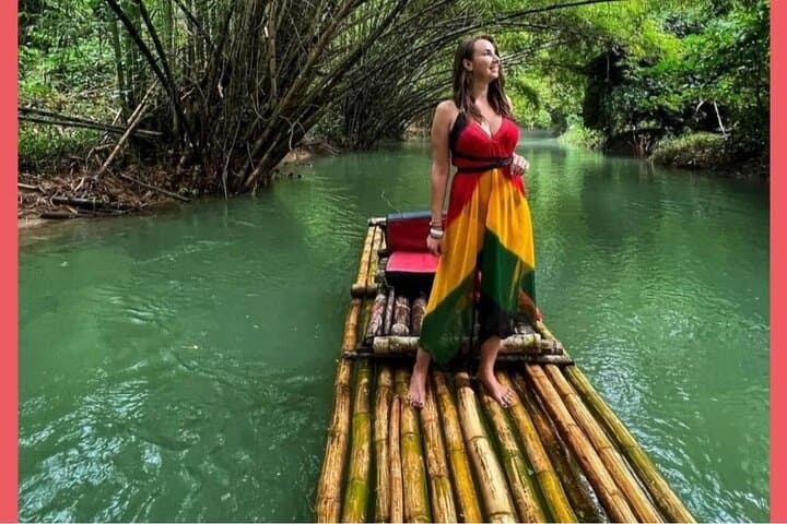 Blue Hole & White River Bamboo Rafting: Full-Day Adventure from Montego Bay photo 2