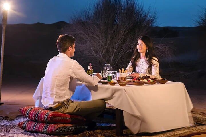 Private Romantic Desert Safari in Dubai: Dune Bashing, Camel Rides & Star-Lit Dinner