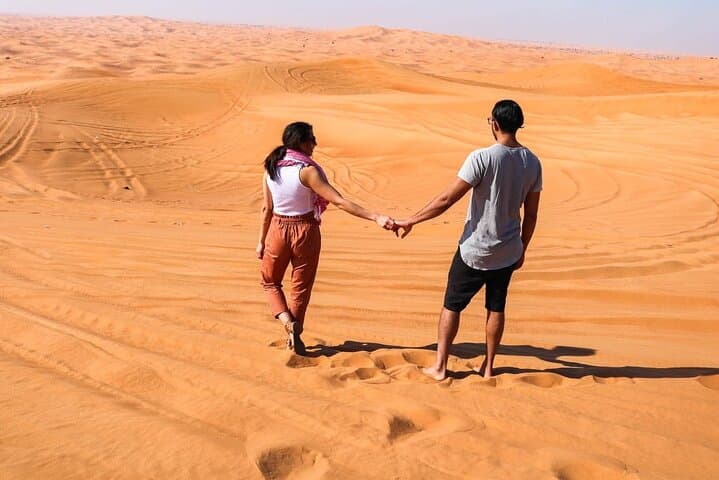 Private Romantic Desert Safari in Dubai: Dune Bashing, Camel Rides & Star-Lit Dinner photo 2