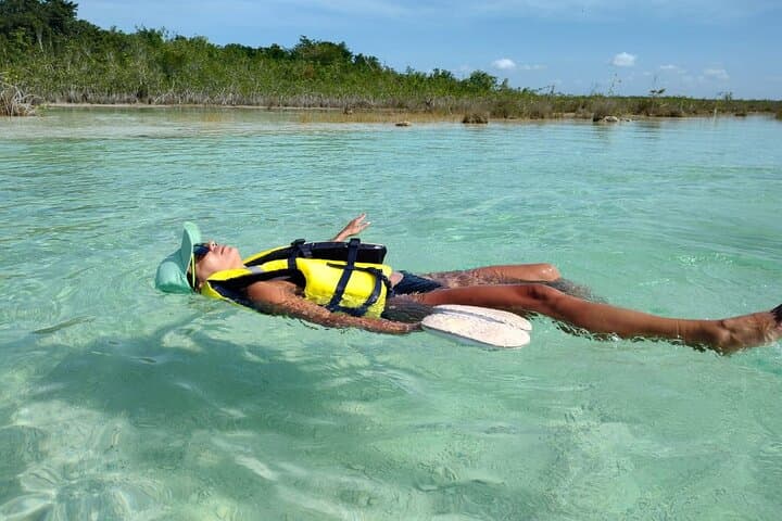 Bacalar Experience from Riviera Maya: Lagoon Ponton Tour, Kayak & Fort San Felipe Day Trip photo 6
