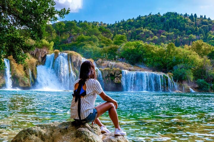 Krka Waterfalls Day Trip from Split — Skradinski Buk Boat Cruise & Swim