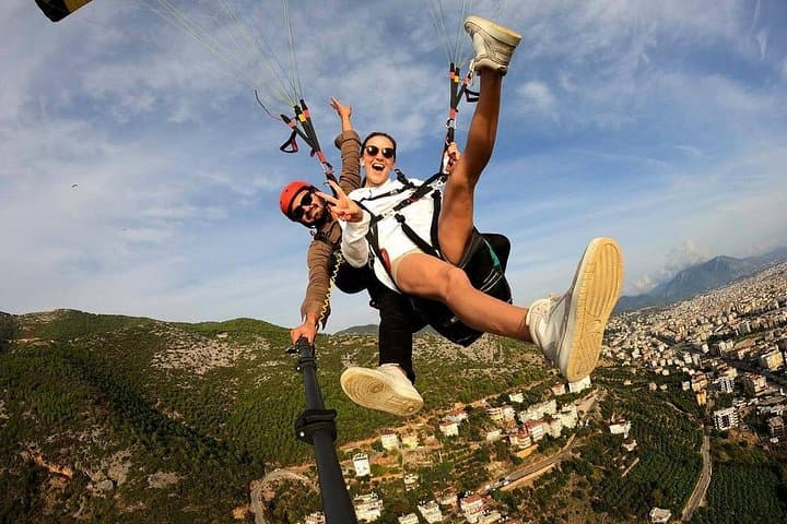 Alanya Tandem Paragliding Over Cleopatra Bay — 15-Min Flight with Free Hotel Transfer photo 2