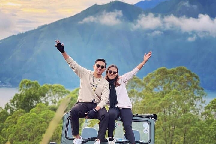 Mount Batur Sunrise by 4WD Jeep: Black Lava Fields and Natural Hotspring in a Day photo 3