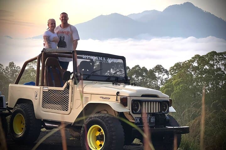 Mount Batur Sunrise by 4WD Jeep: Black Lava Fields and Natural Hotspring in a Day photo 1