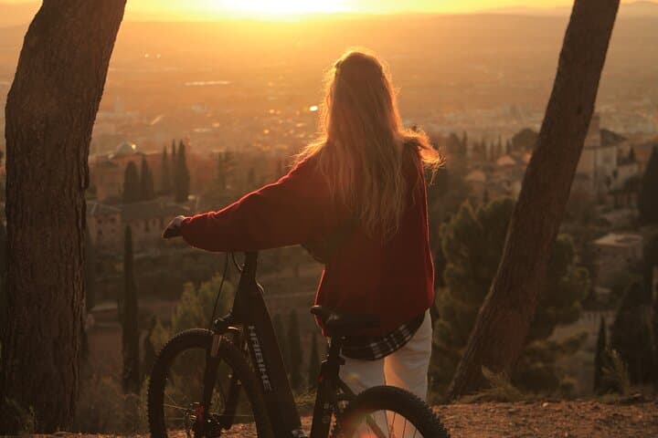 Sunset E-Bike Tour — Alhambra & Sierra Nevada Views in Granada