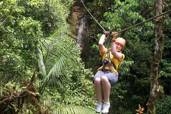 San Luis Adventure Park Canopy & Zipline Tour from San José