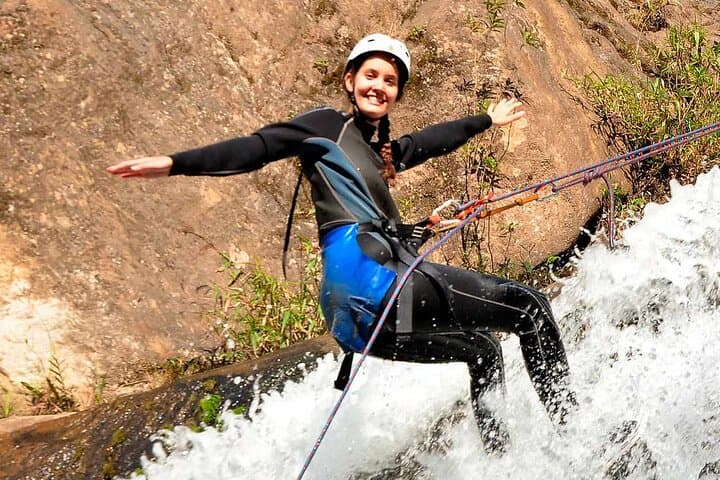 Canyoning in the Ravine: Sangay National Park Waterfall Descent photo 2