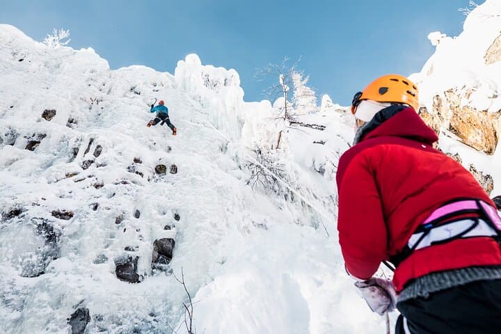 Half-Day Ice Climbing in Pyhä Lapland: Guided Tajukangas Ascents