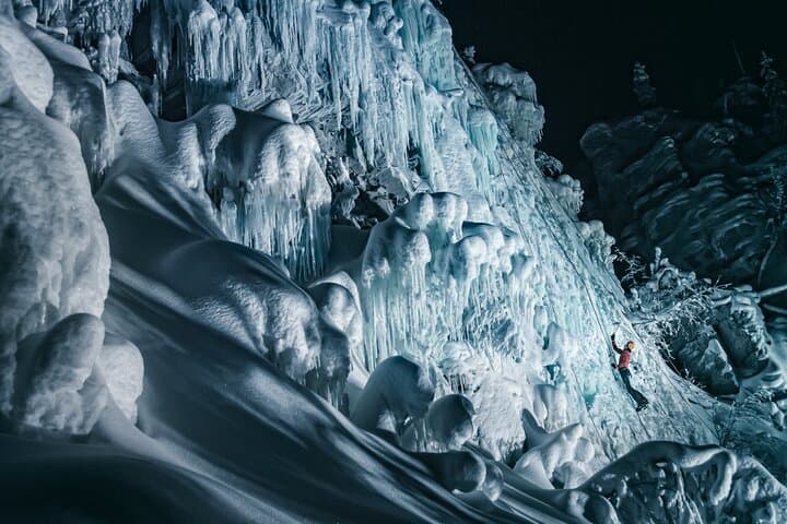 Half-Day Ice Climbing in Pyhä Lapland: Guided Tajukangas Ascents photo 5