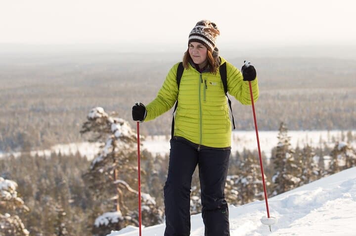 Scenic Snowshoeing on the Top of Pyhä Fell — Lapland Chairlift Snowshoe Tour