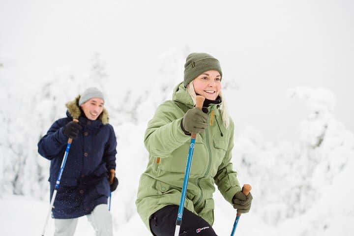 Scenic Snowshoeing on the Top of Pyhä Fell — Lapland Chairlift Snowshoe Tour photo 2