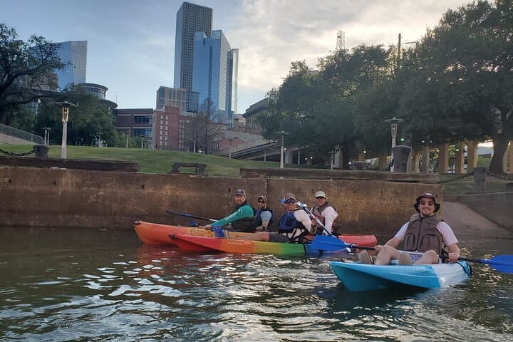 Houston Sunset Skyline Kayaking: Buffalo Bayou Golden Hour Tour photo 2
