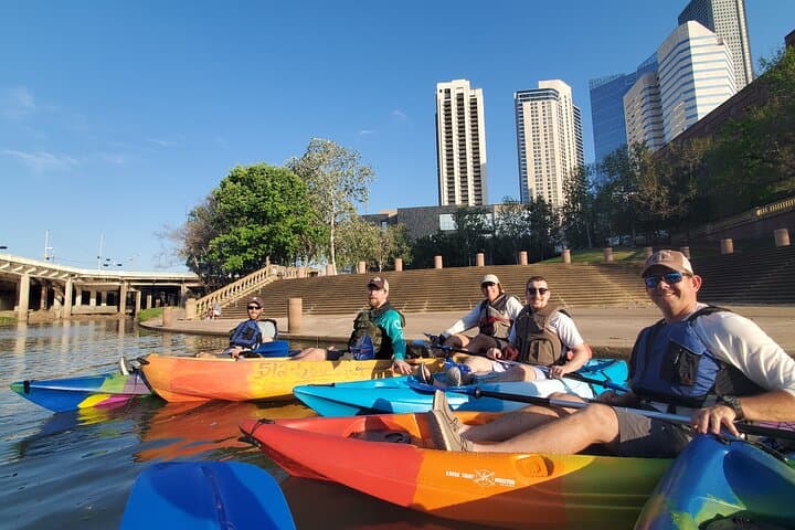 Houston Sunset Skyline Kayaking: Buffalo Bayou Golden Hour Tour