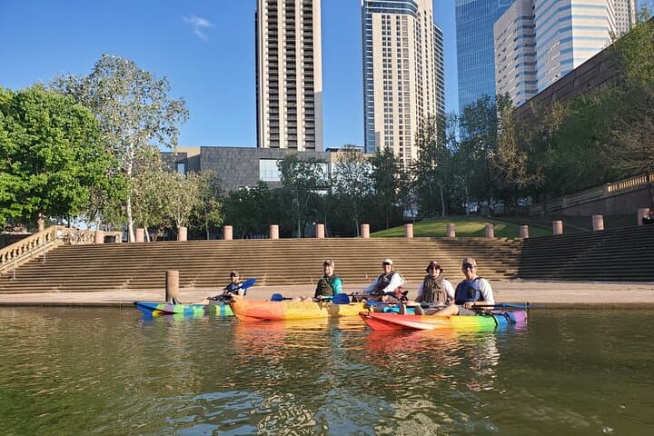 Houston Sunset Skyline Kayaking: Buffalo Bayou Golden Hour Tour photo 4