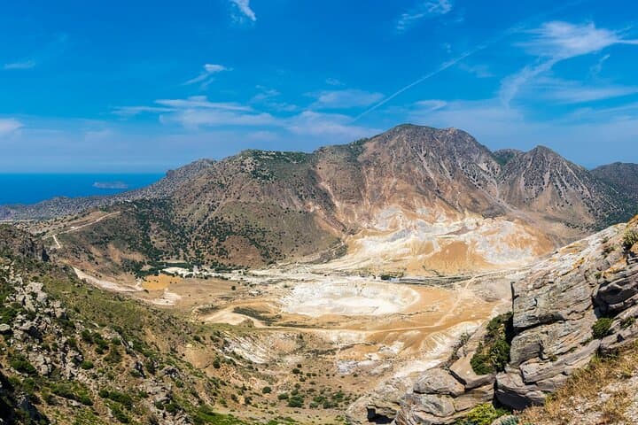 Day Trip to Nisyros Island: Volcano Crater, Monastery Steps & Mandraki Harbor