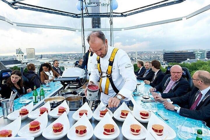 Dinner in the Sky Dubai Marina — 50m Aerial Dining Over Burj & Palm photo 2