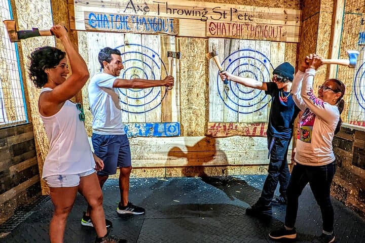 Hatchet Hangout St. Pete: 90-Minute Guided Axe-Throwing Experience photo 5