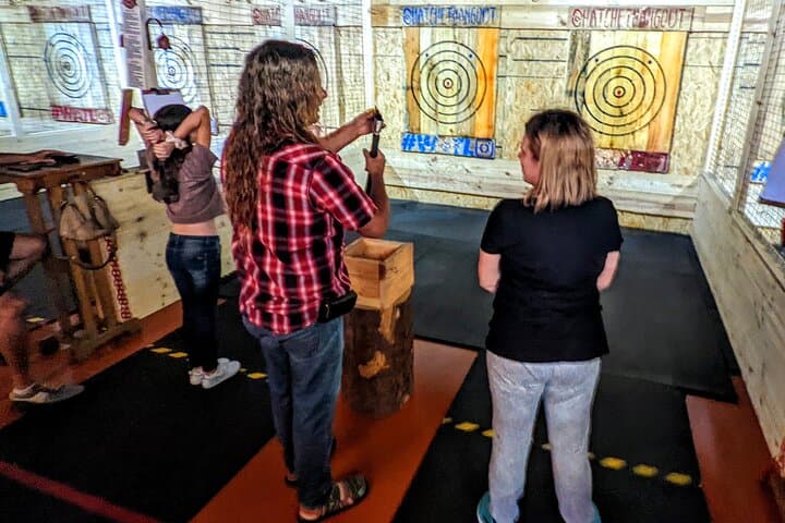 Hatchet Hangout St. Pete: 90-Minute Guided Axe-Throwing Experience
