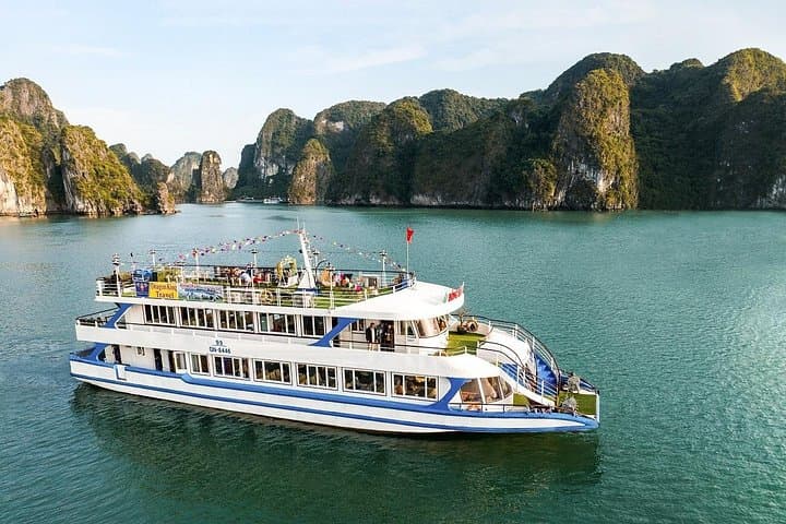 Ha Long Bay Day Cruise — Kayak Luon Cave, Swim Titov Beach & Explore Sung Sot Cave photo 1