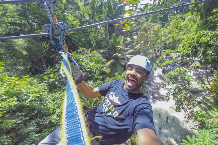 Dunn's River Falls & Island Village Day Trip from Kingston — Climb, Zipline, Rum Tasting photo 1
