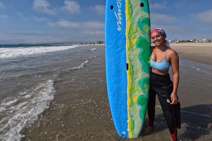 Private Surf Lesson at Venice Beach — 2-Hour One-on-One Surf Coaching in Los Angeles