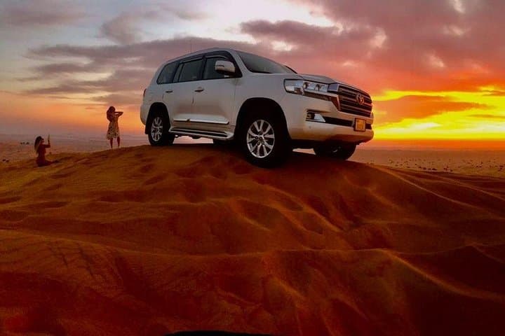 Dubai Private Morning Desert Safari: Dune Bashing, Camel Ride & Sandboarding photo 1