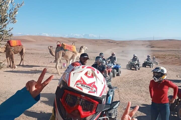 Agafay Desert Quad and Camel Ride with Berber Dinner Show — Sunset Quad Biking from Marrakech photo 2
