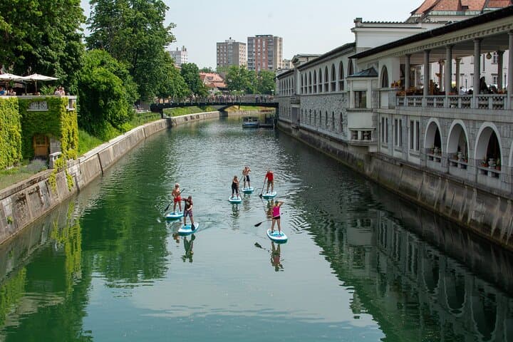 Stand-Up Paddleboarding Through Ljubljana: 2-Hour Lesson & City River Tour photo 2