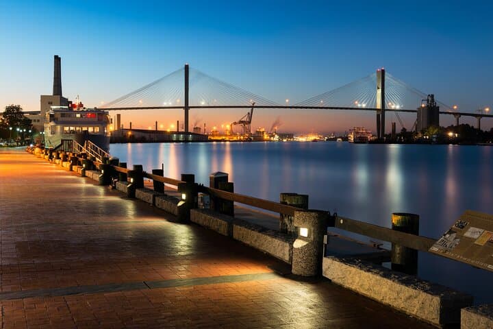 Sunset Dolphin Eco Tour: Savannah River Cruise for Dolphin Watching & Local History photo 3