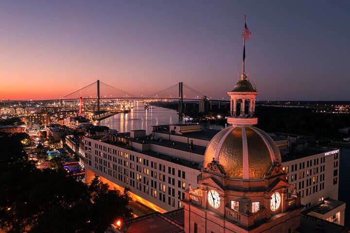 Sunset Dolphin Eco Tour: Savannah River Cruise for Dolphin Watching & Local History photo 6