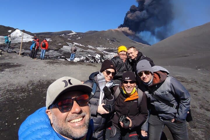 Etna Trekking Tour: Guided Hike to Craters, Lava Fields & Vineyard Tasting